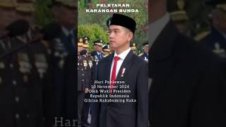 JayanMadyanaPeletakan Karangan Bunga Oleh Wakil presiden RI videoshort beritaterkini [upl. by Batish]