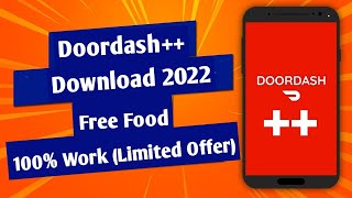 DoorDash Download  How To iOS  Android 200  Get Doordash Free Food [upl. by Nauquf]