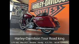 HarleyDavidson Tour Road king [upl. by Atnovart797]