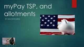 How to set up TSP and allotments are myPay [upl. by Hewes26]