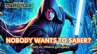 Nobody wants to saber  Star Wars Battlefront 2  HvV gameplay [upl. by Uranie]