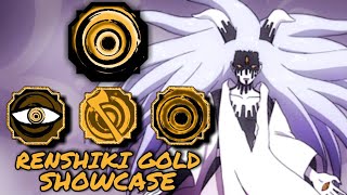 Renshiki Gold Showcase  Roblox Shindo Life [upl. by Haldane139]