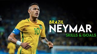 Neymar The KING in The Brazilian National Team  Skills amp Goals HD [upl. by Assenav]