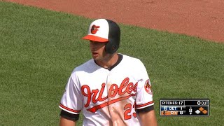 DETBAL Rickard homers in a 4for4 day at the plate [upl. by Enehpets]