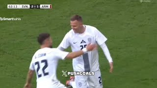 Josip Ilicic Goal  Slovenia vs Armenia 21 All Goals Results And Extended Highlights2024 [upl. by Blackwell]