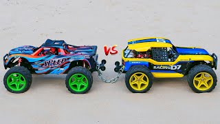 Experiment RC Truck vs Monster Truck [upl. by Wendie371]