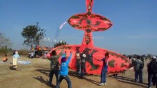 Kites Festival at Buriram  Thailand [upl. by Kevina]