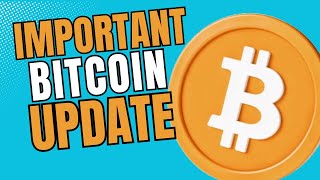 BITCOIN IMPORTANT UPDATE PRICE PREDICTION NEWS  BTC CRYPTO TECHNICAL ANALYSIS TODAY [upl. by Leo]