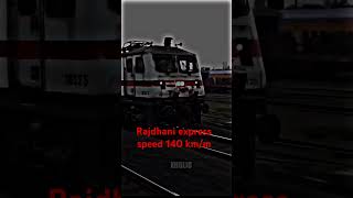 Rajdhani express speed 140 kmm🚆🚆🚆🚆🇮🇳🙏👍🚩🚩 indianrailways rail railway train [upl. by Anahsirk398]