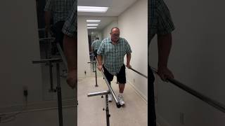 Teaching a new amputee how to walk again [upl. by Christiano]