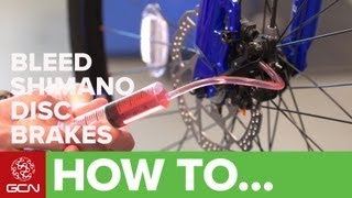 How To Bleed Shimano Hydraulic Disc Brakes [upl. by Emrich516]