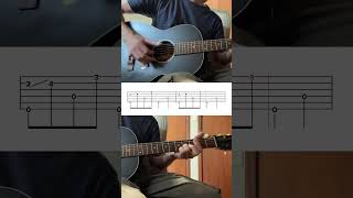 Open C Fingerpicking Tune CGCGCE  Tab link in comments 🎶 acousticguitar fingerstyle shorts [upl. by Navetse]