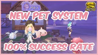 Ragnarok X Next Generation  100 Taming Success Rate amp New Pet System ENG [upl. by Alrahc]