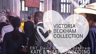 David Beckham and Victoria Beckham at the Royal Wedding Windsor Castle watch to see Victoria’s Face [upl. by Trip]