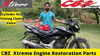 CBZ Xtreme Engine Restoration Parts Details Cylinder Kit hero cbz xtreme160rbs6 [upl. by Oremar]