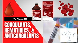 VET PHARMA 2  Coagulants Hematinics amp Anticoagulants  Module 17 Student Output [upl. by Magocsi]