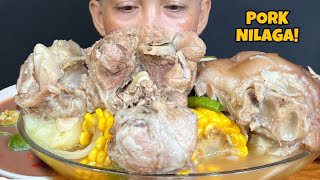 Nilagang Pork at Ginamos Sili Mukbang Asmr  Filipino Food Mukbang Philippines [upl. by Gardiner]