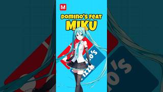 Hatsune Mikus Bizarre Dominos Ad [upl. by Ahseka]