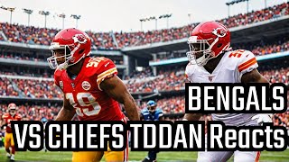 Cincinnati Bengals vs Kansas City Chiefs Close Game  TDDAN Reacts [upl. by Orecic]