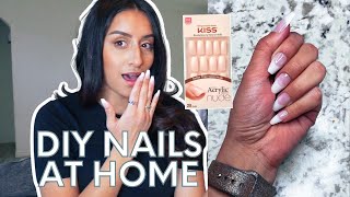 Acrylic Nails Tutorial  How to  Acrylic Nails using Nail Forms  For Beginners [upl. by Jaymie]