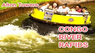 Congo River Rapids  Alton Towers  4K HDR  Water ridesweetusworld [upl. by Stenger]