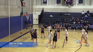 Cohasset Varsity G Basketball vs East Bridgewater 1232024 [upl. by Aklog]