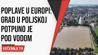 Nezapamćene poplave Grad Lewin Brzeski u Poljskoj potpuno je pod vodom [upl. by Inaja442]