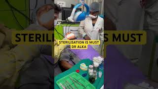 STERILISATION IS MUSTshortshealth youtube youtubevideo motivationdentistrydoctorknowledge [upl. by Orme]