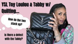 Quilted Tabby 26 amp Toy Loulou Comparison plus a Defect Blooper [upl. by Shriner]