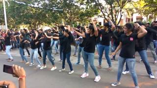 Pondicherry University Vanicom 2017 Flashmob [upl. by Eddana]