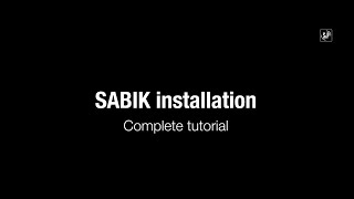 SABIK installation tutorial [upl. by Yhtuv]