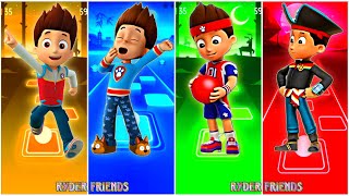 Team Ryder 🥰  Ryder 🆚 Ryder 🆚 Ryder 🆚 Ryder  PAW Patrol 🎶 Tiles Hop EDM Rush [upl. by Nelaf]