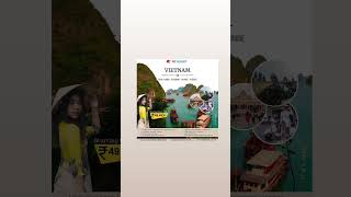 vietnam travel beautifuldestinations trending tourism vacation viralvideo [upl. by Pence153]