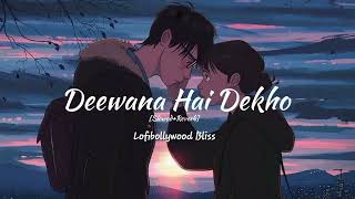 Deewana Hai Dekho  Slow amp Reverb  Lofibollywood Bliss [upl. by Schott]