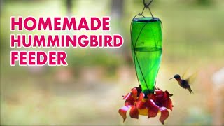 How I made a HUMMINGBIRD FEEDER [upl. by Elyak]