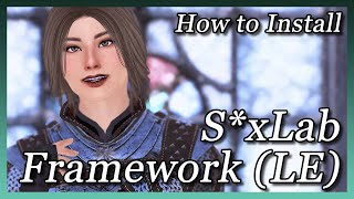 Skyrim LESE  How to Install LoversLab Framework [upl. by Leicester235]