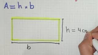 Como sacar el AREA de un RECTANGULO Formula y Ejercicio resuelto [upl. by Nnairda]