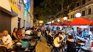 RECIFE A NOITE BAR COMIDA DE RUA PERNAMBUCO BRAZIL 26 MAIO 2024 [upl. by Swiercz]