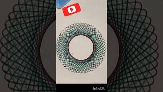 Spirograph design😎spirographdrawingartandcraft [upl. by Esmerolda]