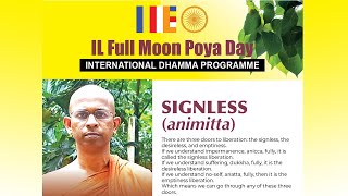 IL Full Moon Poya Day  International Dhamma Programme [upl. by Aneela]