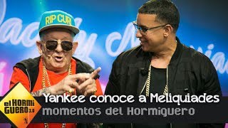 Daddy Yankee y Daddy Melquiades bailan juntos A mi me gusta el TACA TACA  El Hormiguero 30 [upl. by Araes]