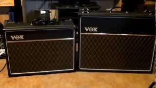 VOX AC30C2 vs VOX AC15C1 Amplifiers [upl. by Liarret662]