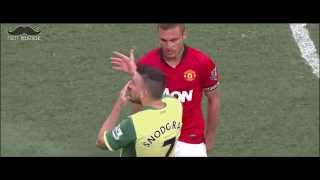 Nemanja Vidić headbutt vs Snodgrass [upl. by Lletnahc]