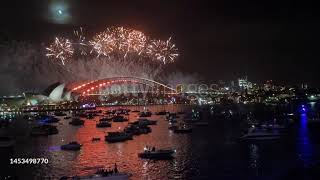 sydney fireworks 2023 countdown [upl. by Spector]