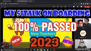 My 51Talk OB 100 PASSED ESL 2023 [upl. by Weigle180]