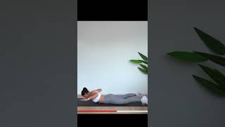 an exercise to strengthen the back and improve posture [upl. by Nillok]