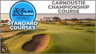 FSX PLAY Course Flyover  Carnoustie Championship Course  Standard Courses [upl. by Lekcim]