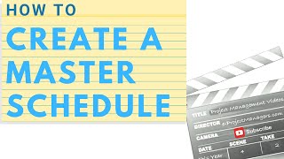 How to Create a Master Schedule with MS Project [upl. by Hteik587]