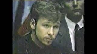 Donnie Wahlberg  Channel 3 Louisville  Arson Inside the Court Room Vintage [upl. by Eltsyek]