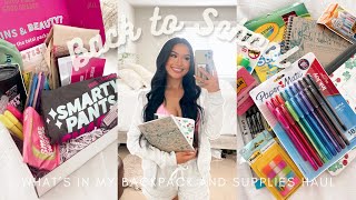 WHATS IN MY COLLEGE BACKPACK 2022 school supplies haul [upl. by Idnac667]